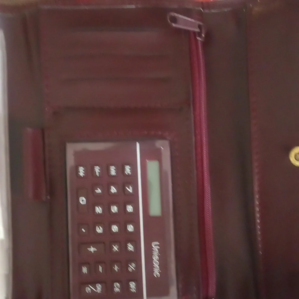 All-in-One Organizer, Clutch/Wallet for Credit Cards, Checkbook/Money, Notes/Pen - Picture 6 of 10